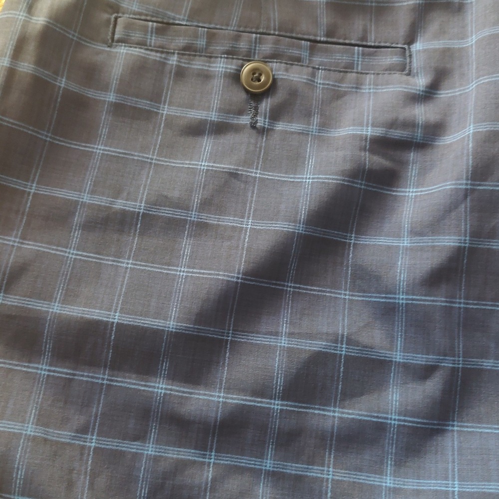 Ben Hogan Mens Jules Alexander Golf Shorts Peacoat Blue Plaid 36W New With Tags